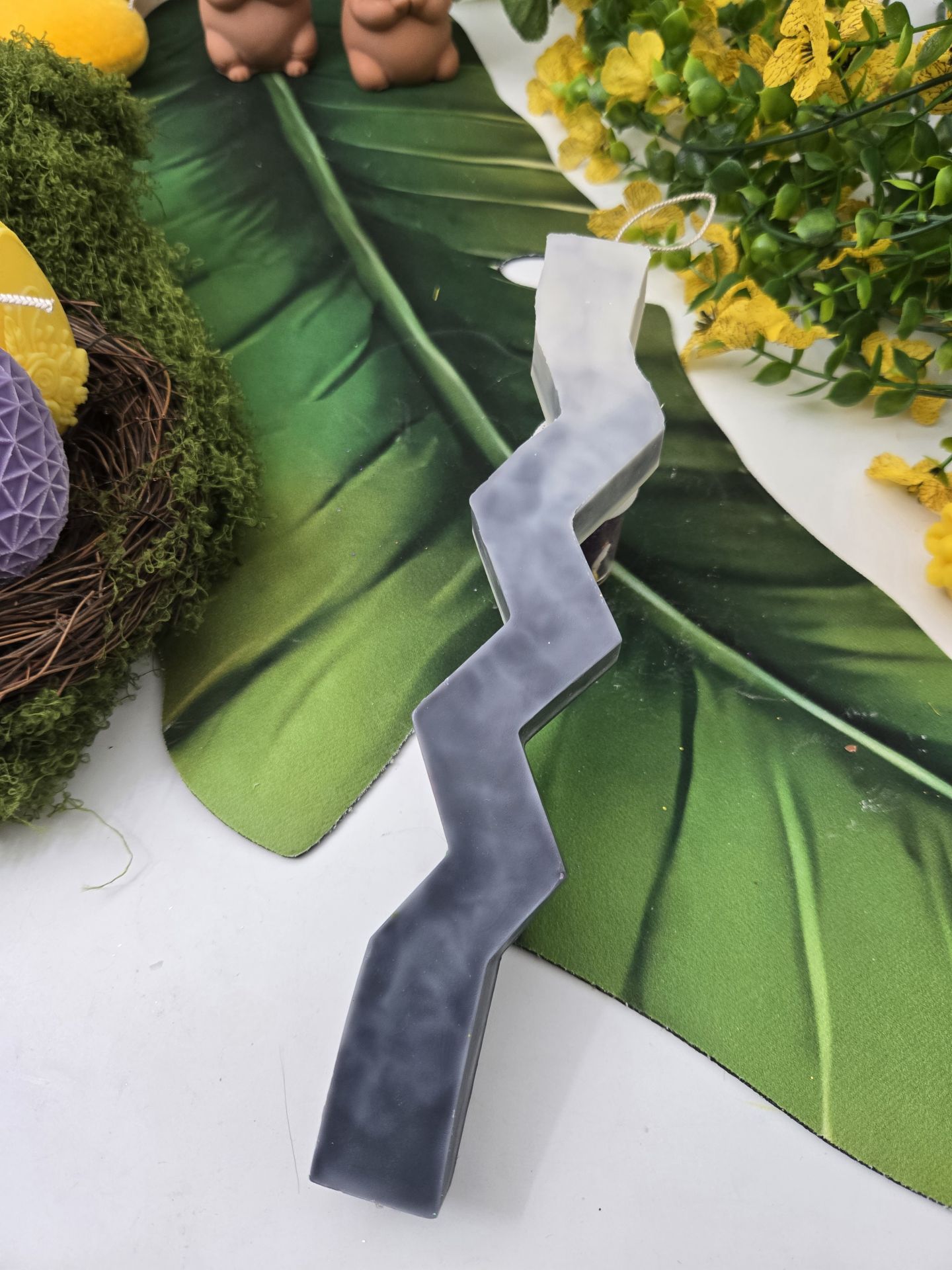 Φωτογραφία από Λαμπάδα Marble Zig Zag